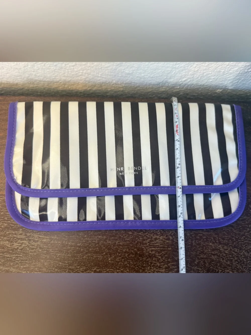 Henri Bendel Mini Flat Iron Case / Makeup Bag Pouch